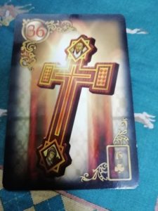 #36　十字架　♧6　餃子